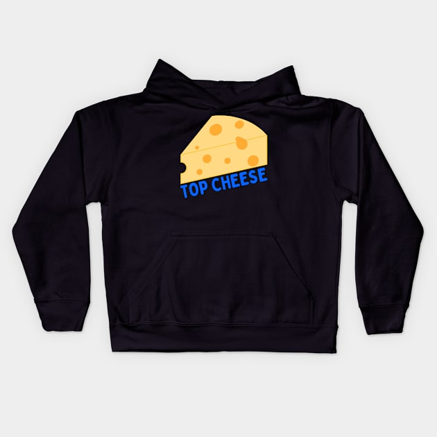 TOP CHEESE Kids Hoodie by HOCKEYBUBBLE